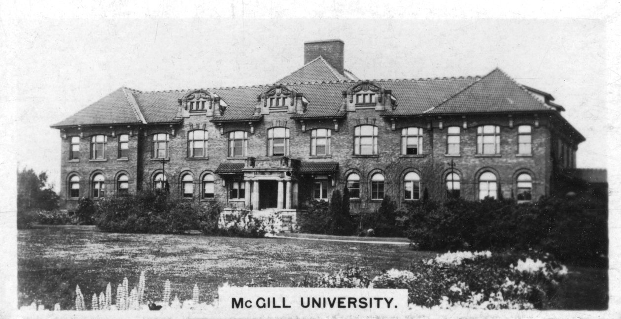 Edifício de química, Universidade McGill, Montreal, Canadá, c1920s de Unbekannt