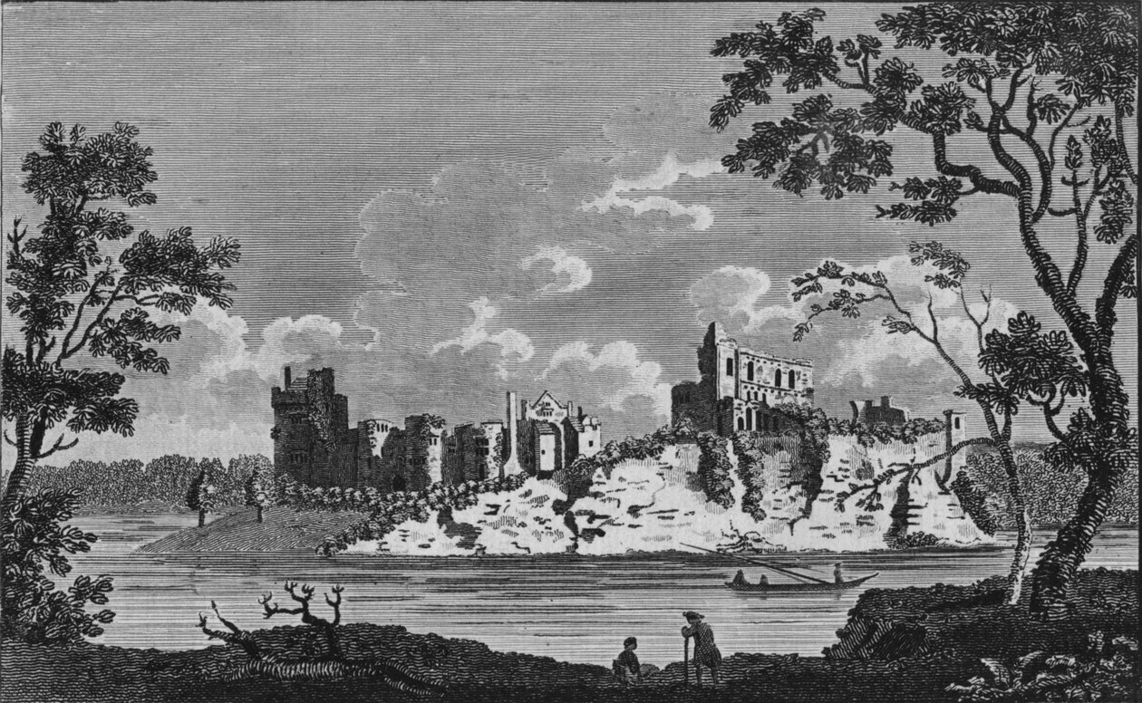 Castelo de Chepstowe, século c19 de Unbekannt