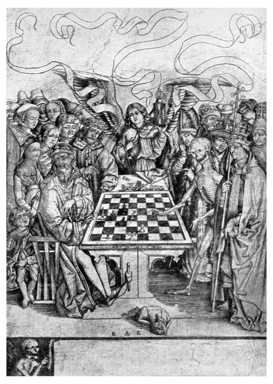 Xadrez: Morte checkmating um rei, c1400 1956 de Unbekannt