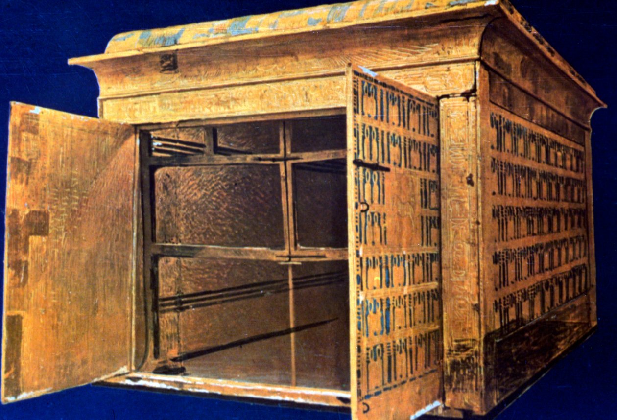 Baú da tumba de Tutankhamon, século 14 aC de Unbekannt