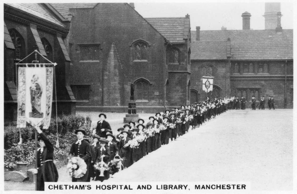 Hospital e Biblioteca Chethams, Manchester, 1937 de Unbekannt