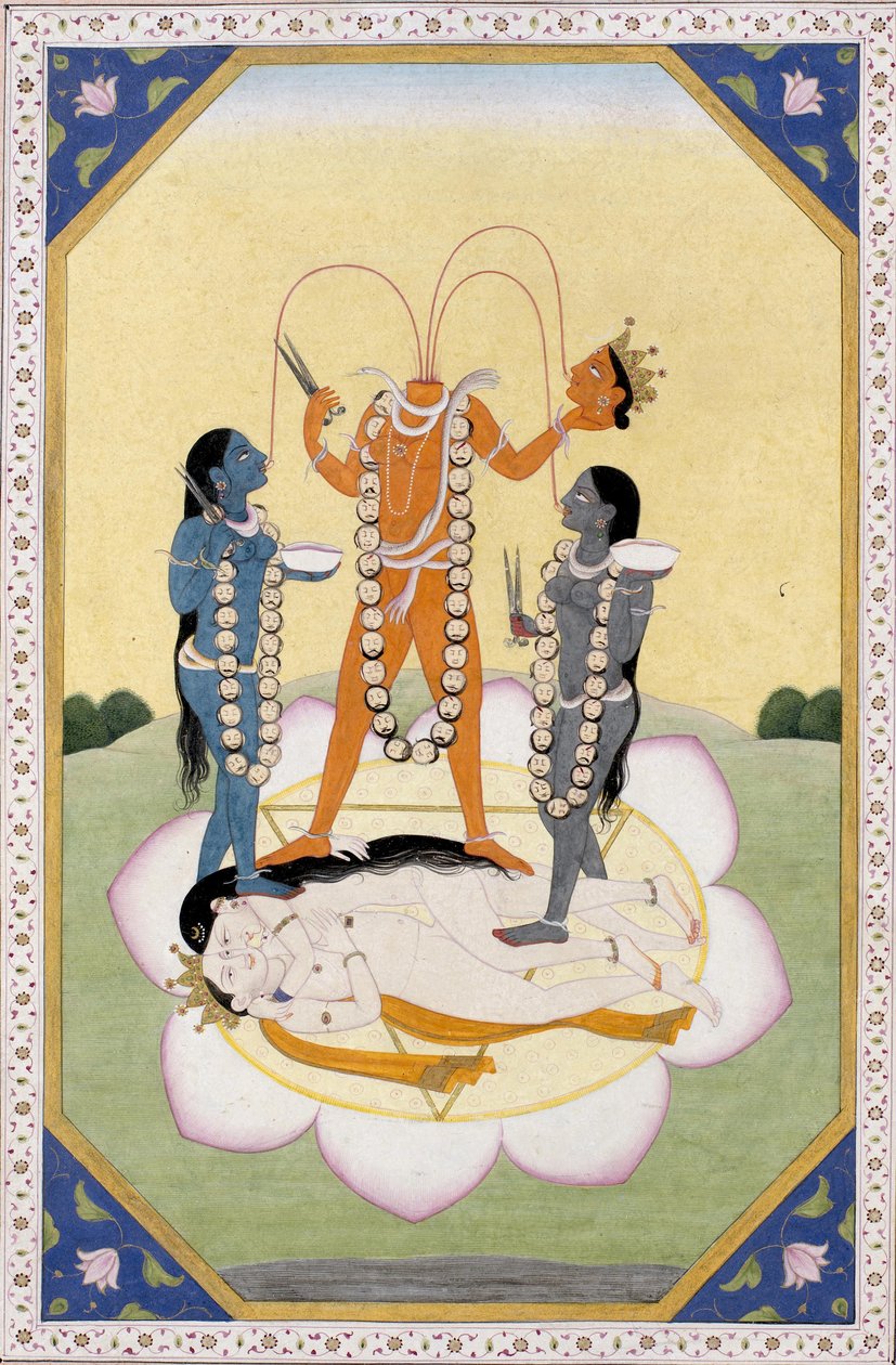 Chhinnamasta, c. 1800 de Unbekannt