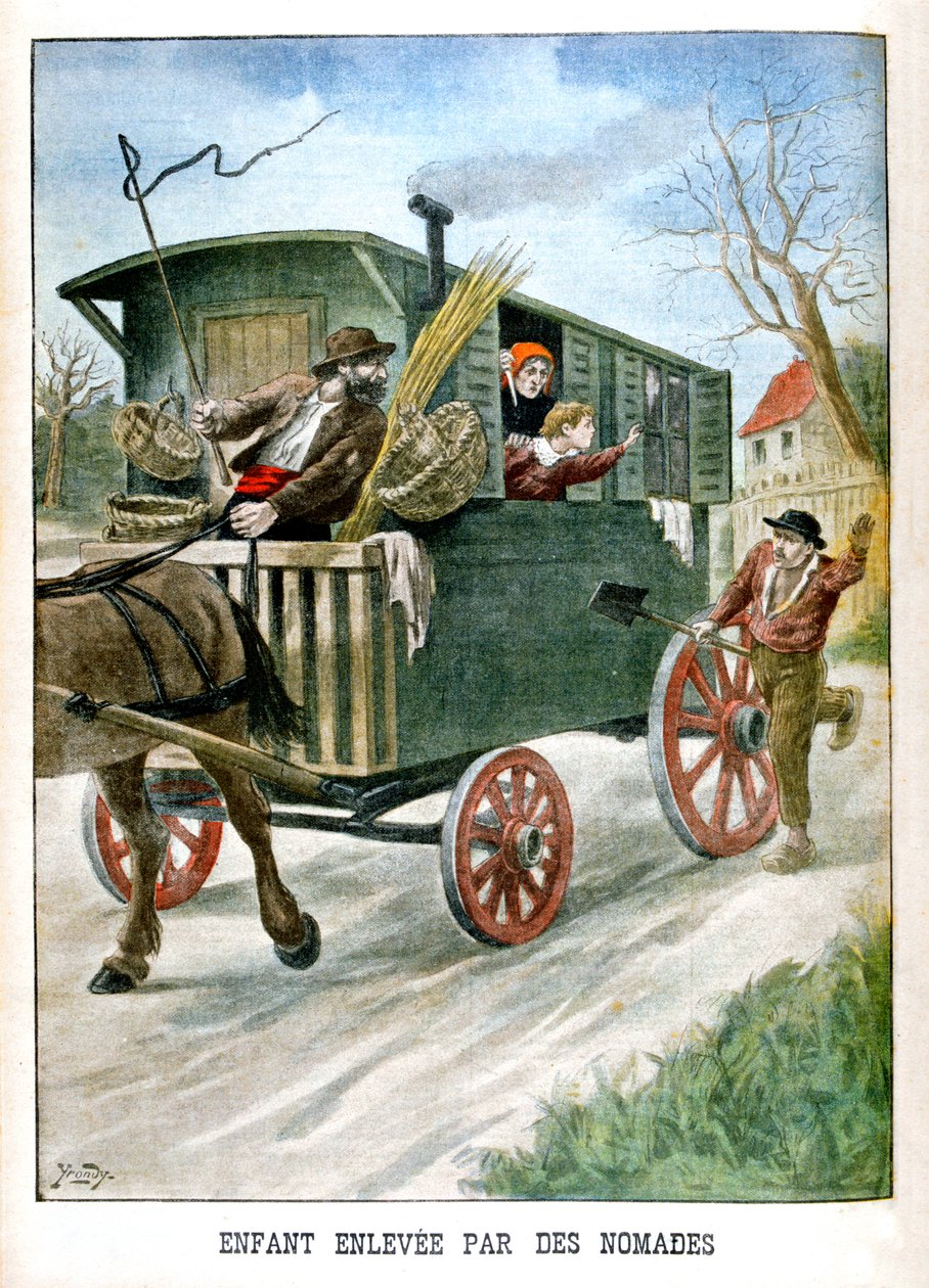 Criança sequestrada por ciganos, 1902 de Unbekannt