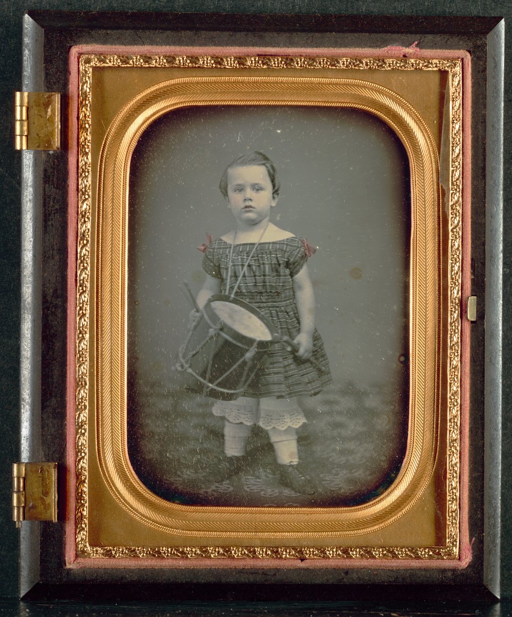 Criança com tambor, década de 1850. de Unbekannt