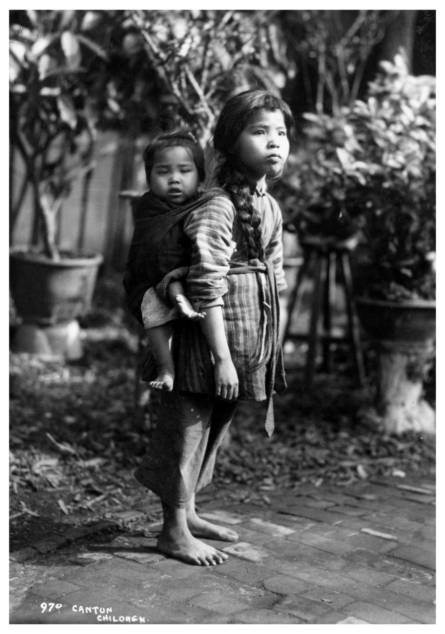 Crianças, Cantão, China, início do século XX de Unbekannt