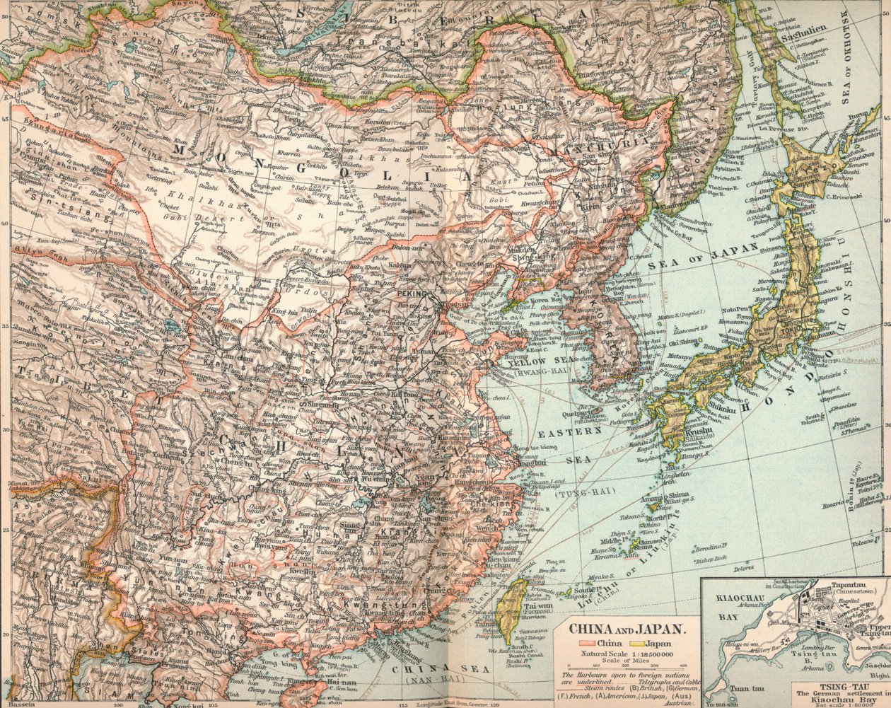 China e Japão, c1903, 1904 de Unbekannt