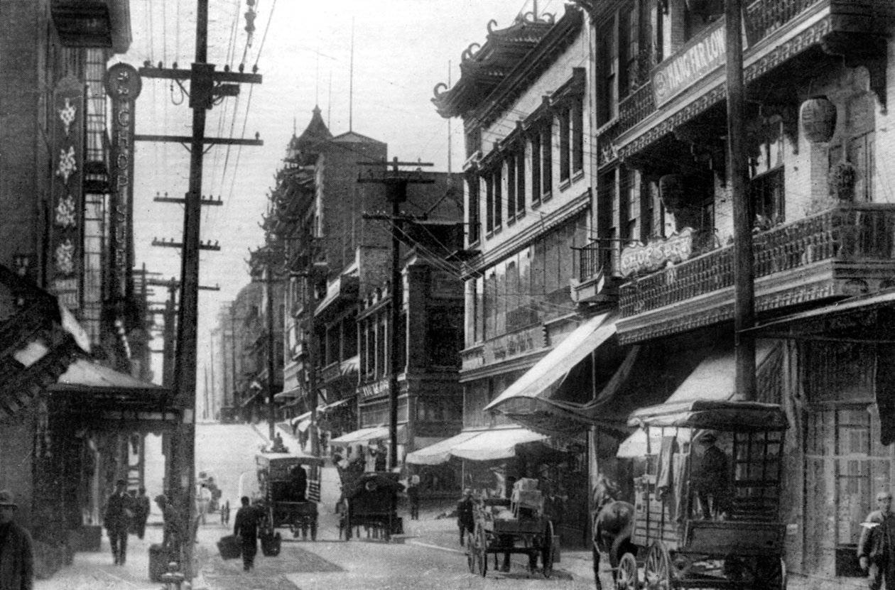 Chinatown, São Francisco, EUA, 1926 de Unbekannt