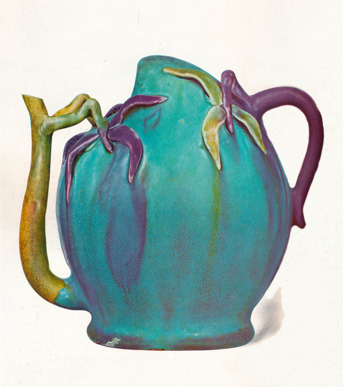Pote de vinho chinês com esmaltes coloridos, c1680 de Unbekannt