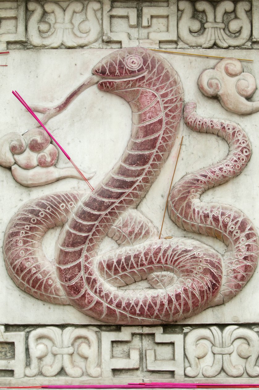 Signo astrológico chinês. Templo das nuvens brancas em Pequim, China. de Unbekannt