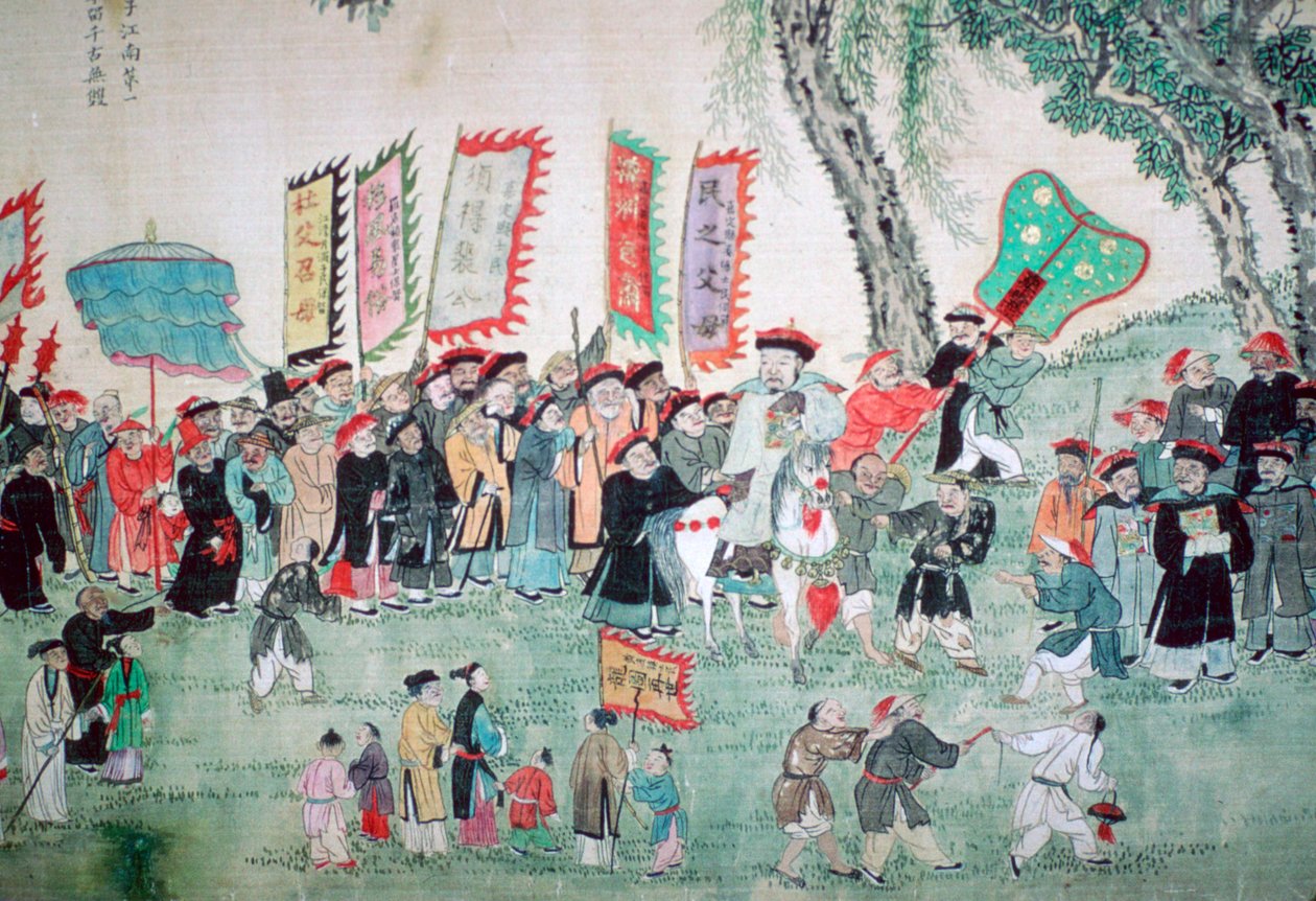 Pintura chinesa de uma série sobre Chao Hsia de Unbekannt