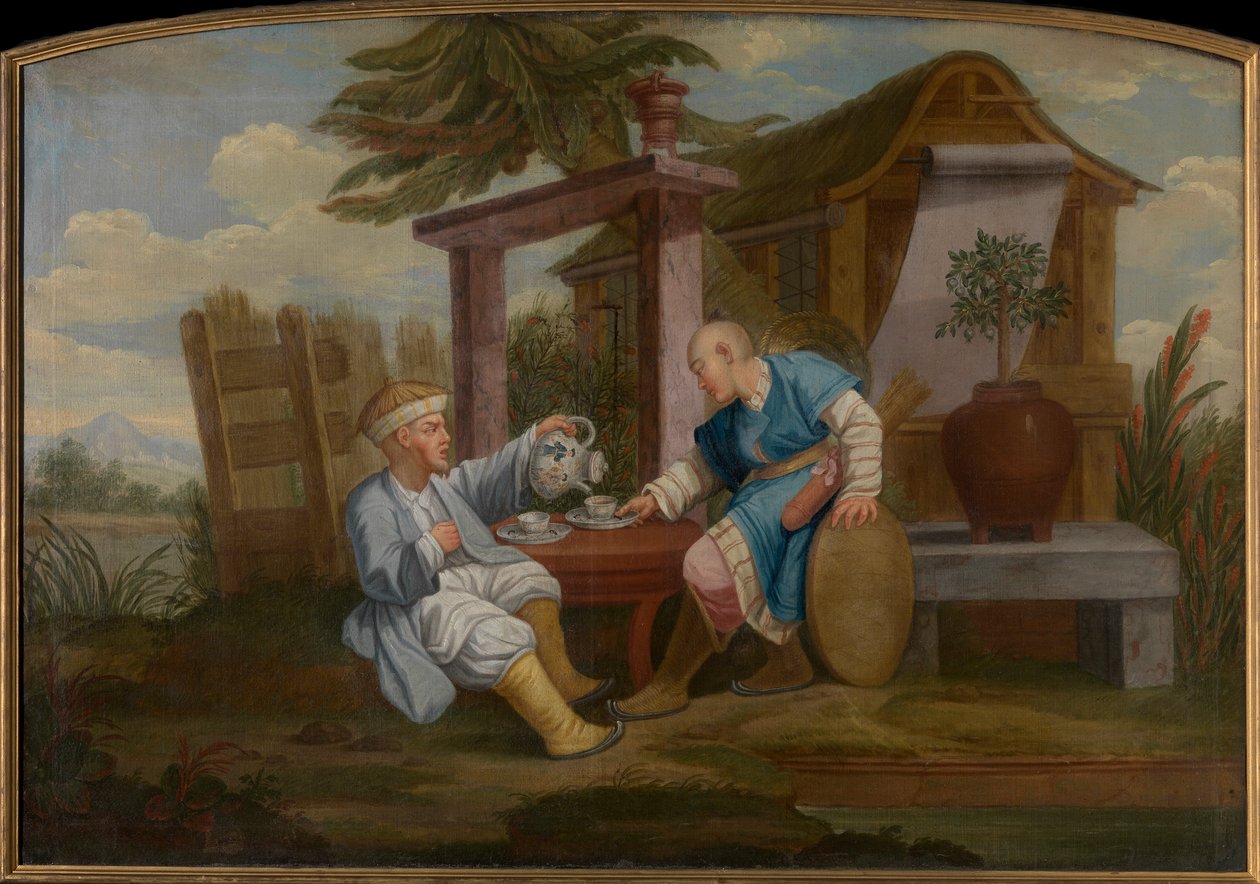 Chinoiserie, meados do século XVIII.. de Unbekannt