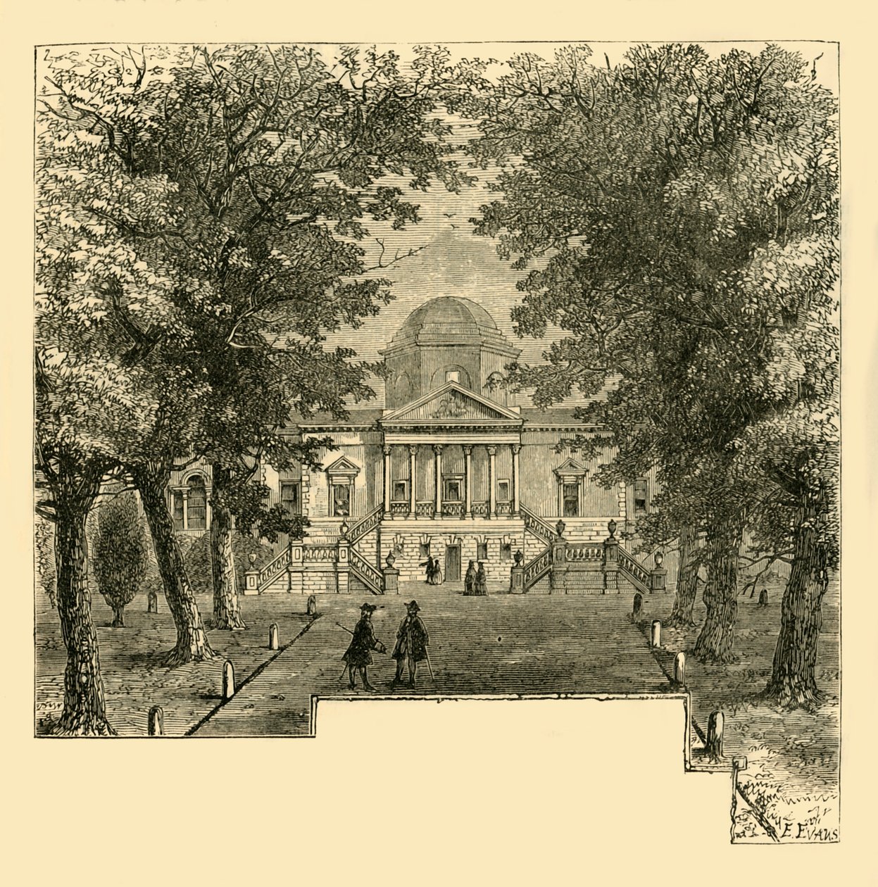 Chiswick House, em 1763, c1878. de Unbekannt