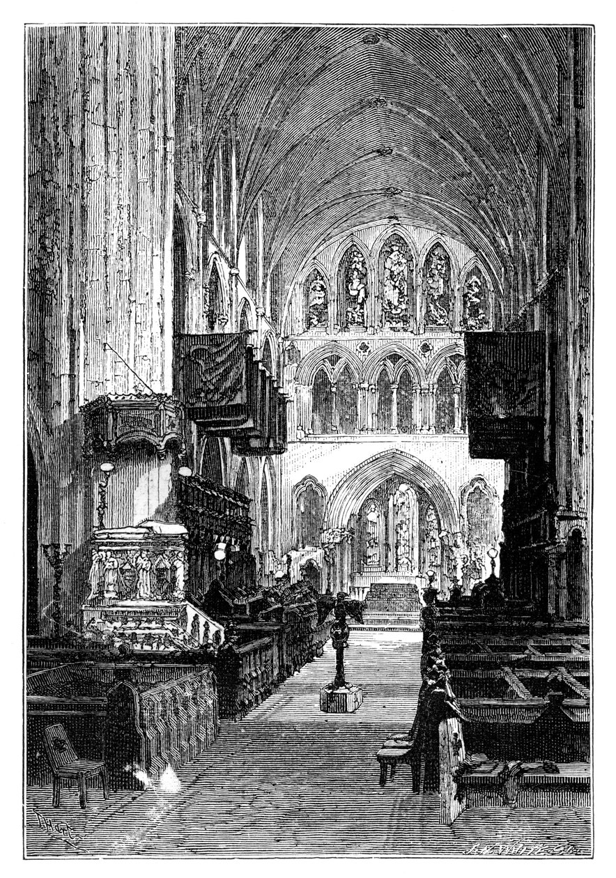 Coro da Catedral de St Patricks, Dublin, Irlanda de Unbekannt