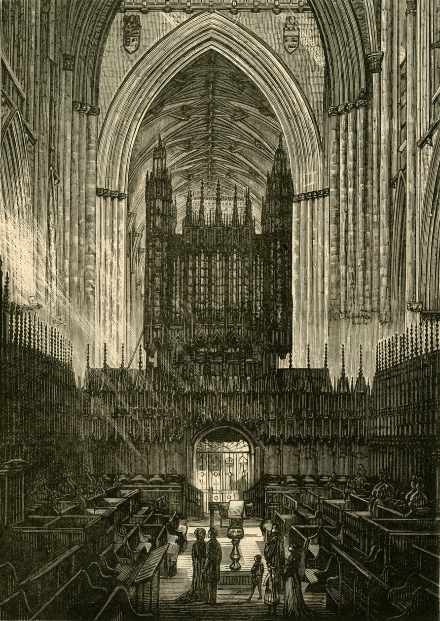 Coro de York Minster, 1898. de Unbekannt