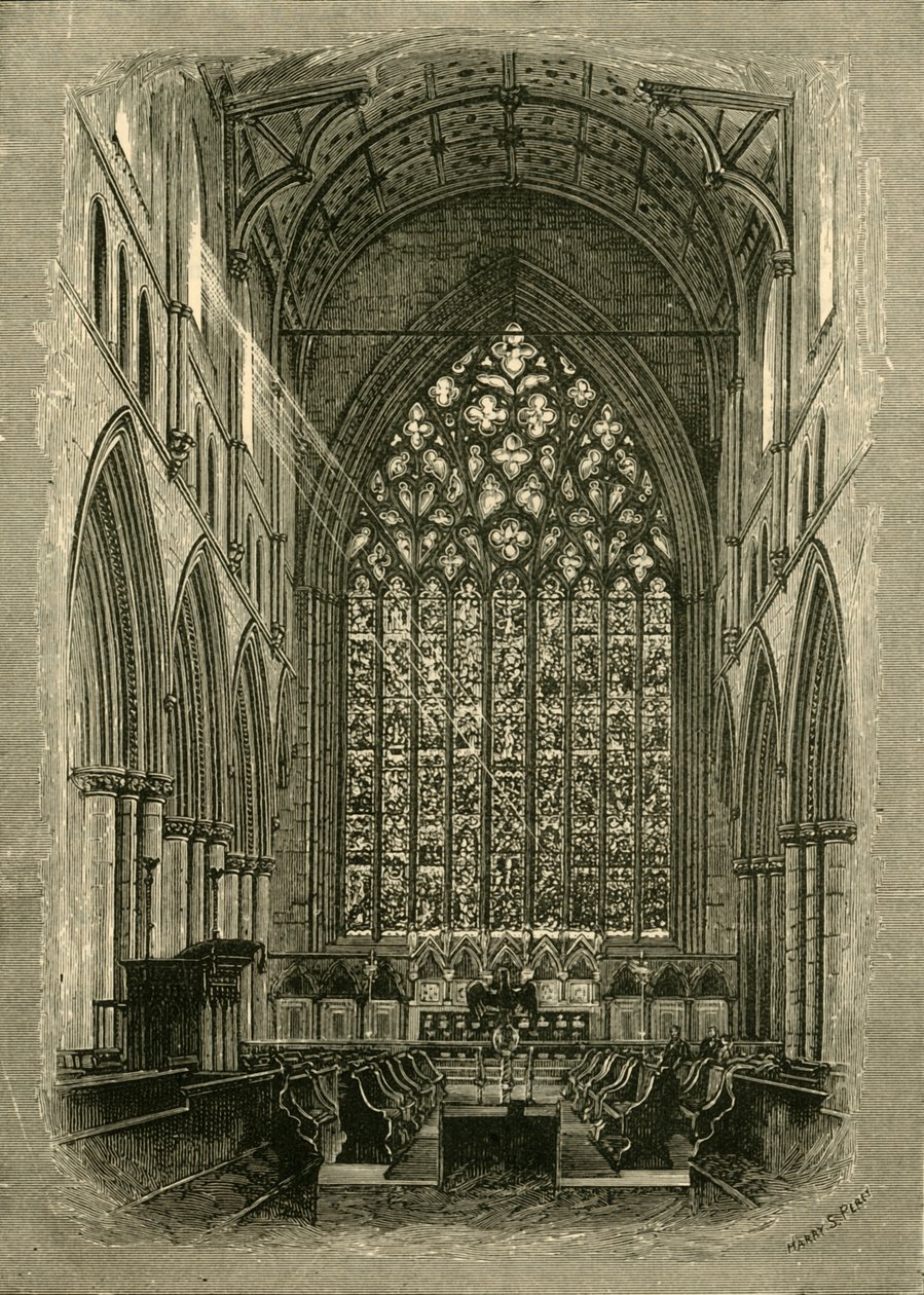 Coro da catedral, 1898. de Unbekannt