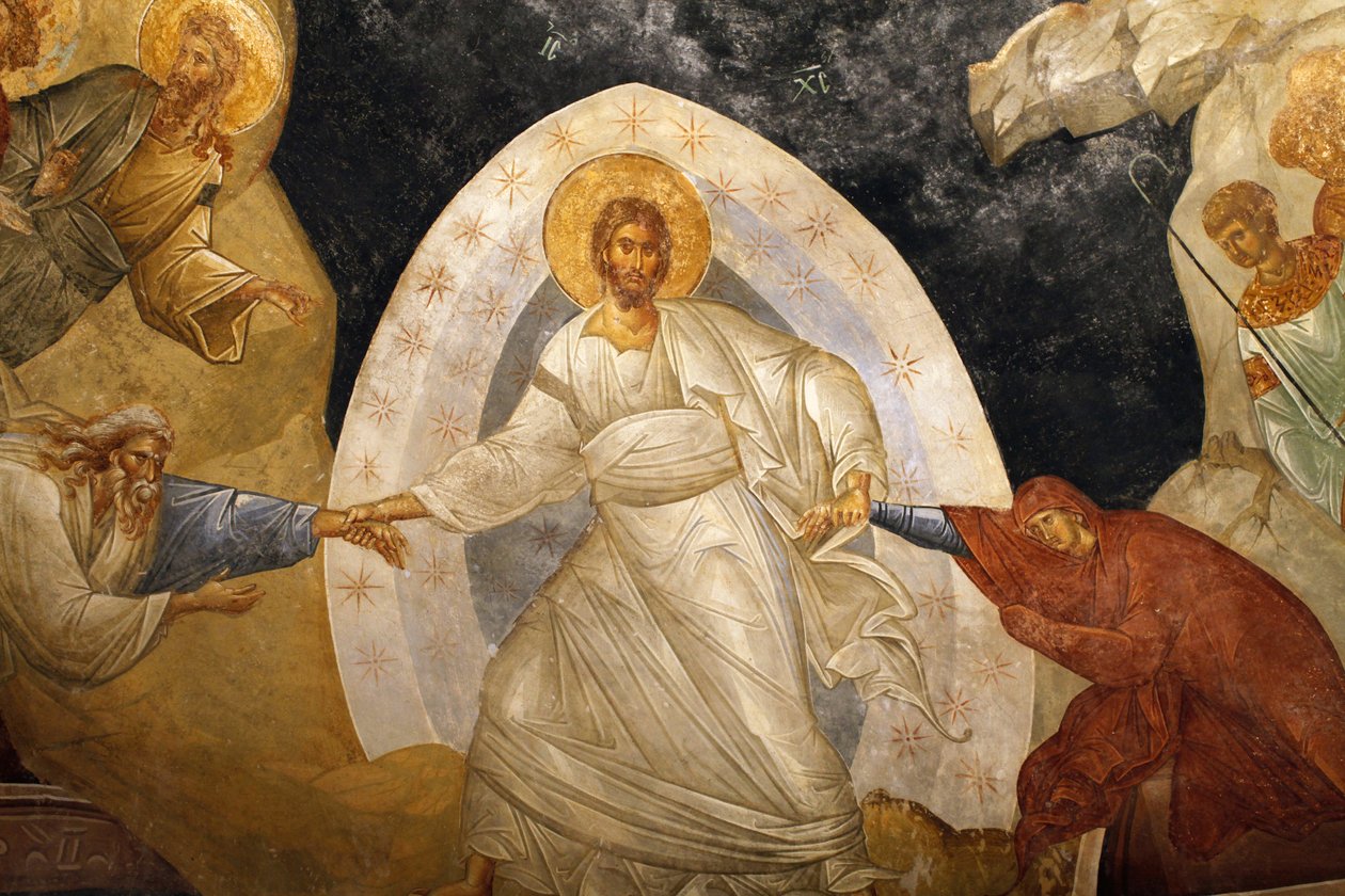 Museu da Igreja Chora : Afresco da Ressurreição Istambul Turquie de Unbekannt