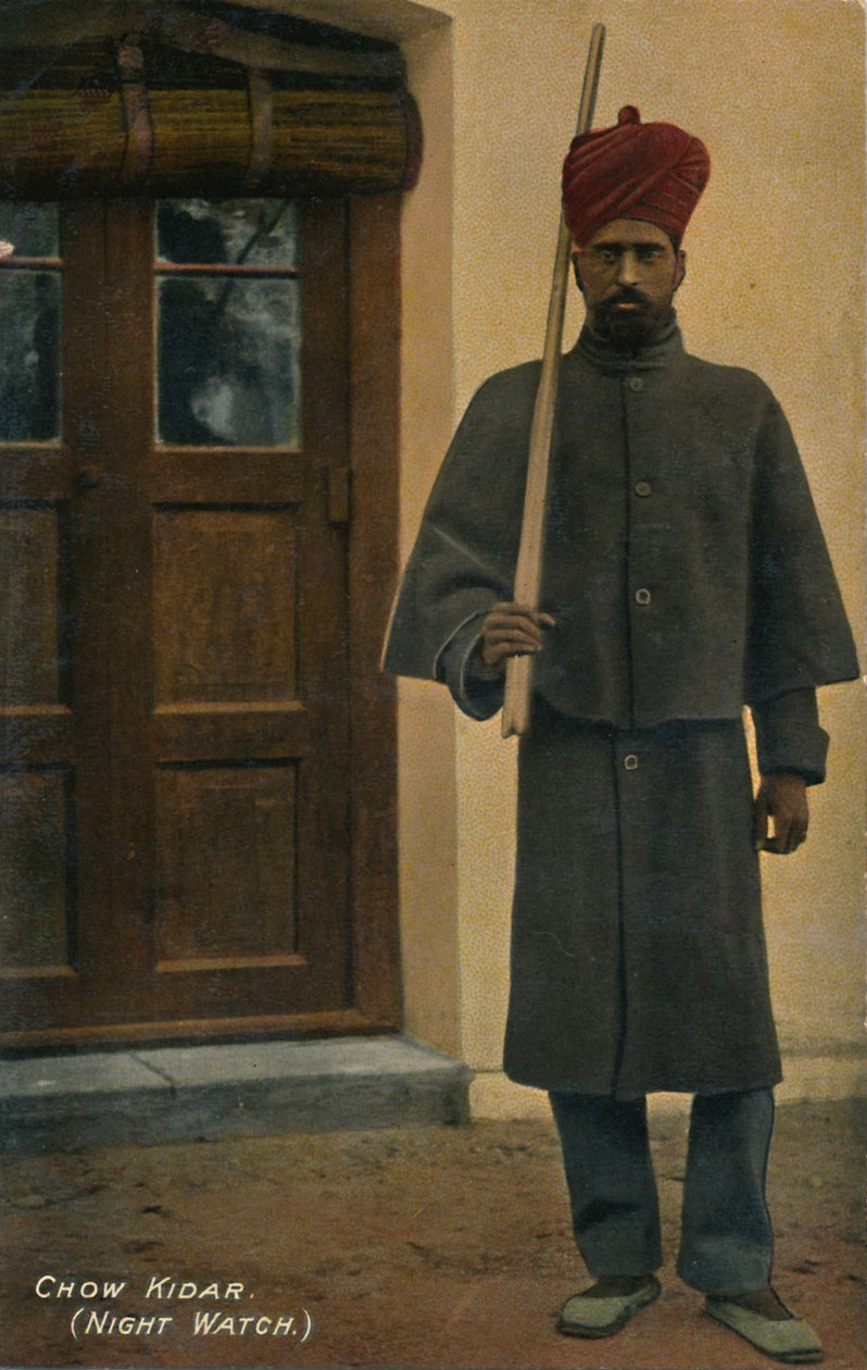 Chow Kidar Night Watch, c1910. de Unbekannt
