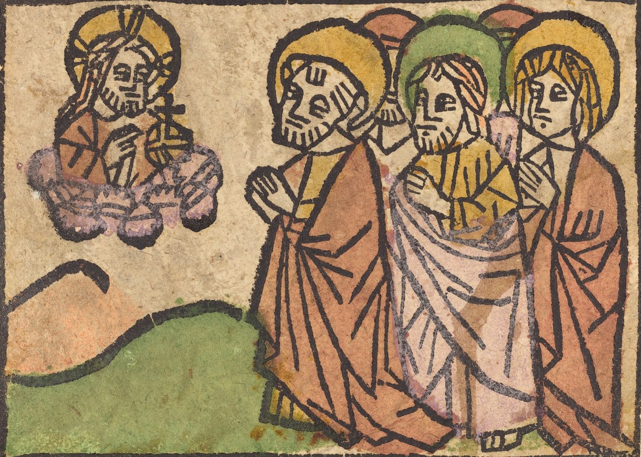 Cristo Aparecendo aos Apóstolos, c. 14601470. de Unbekannt