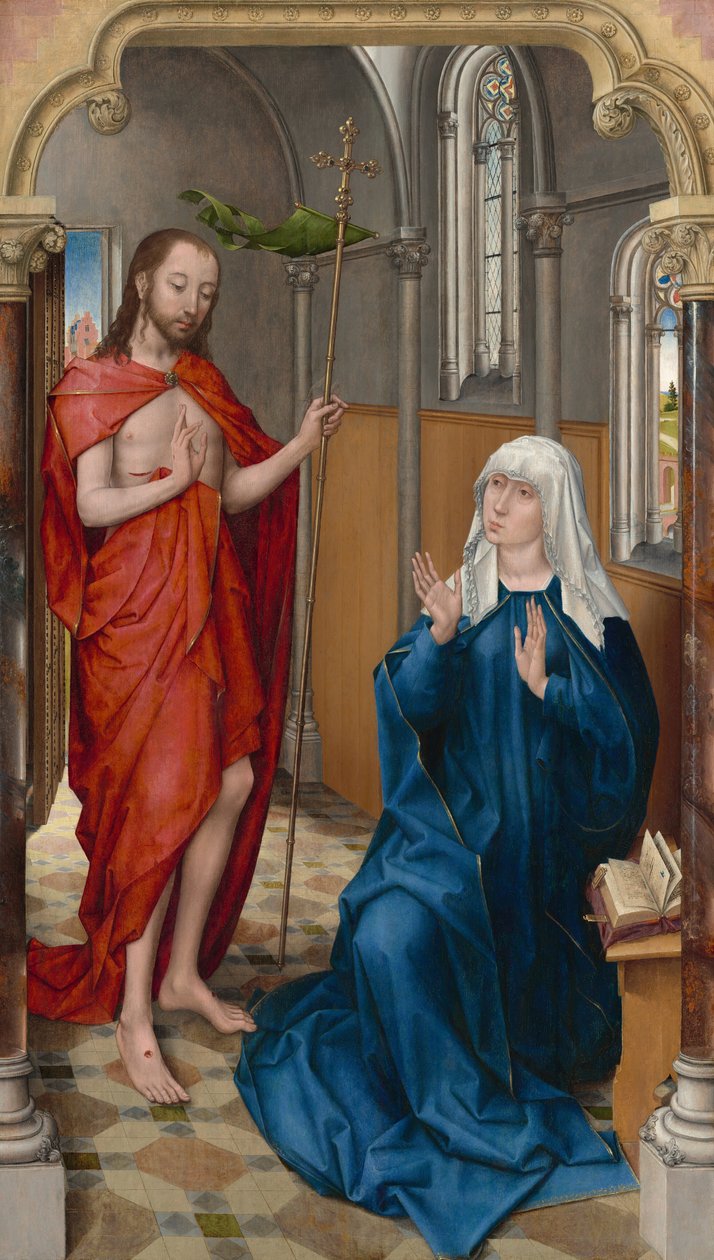 Cristo Aparecendo à Virgem, c. 1475. de Unbekannt