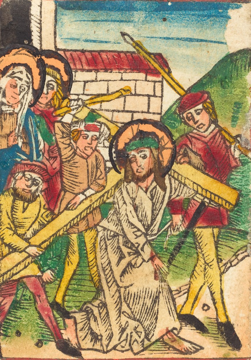 Cristo carregando a cruz, c. 14701480. de Unbekannt