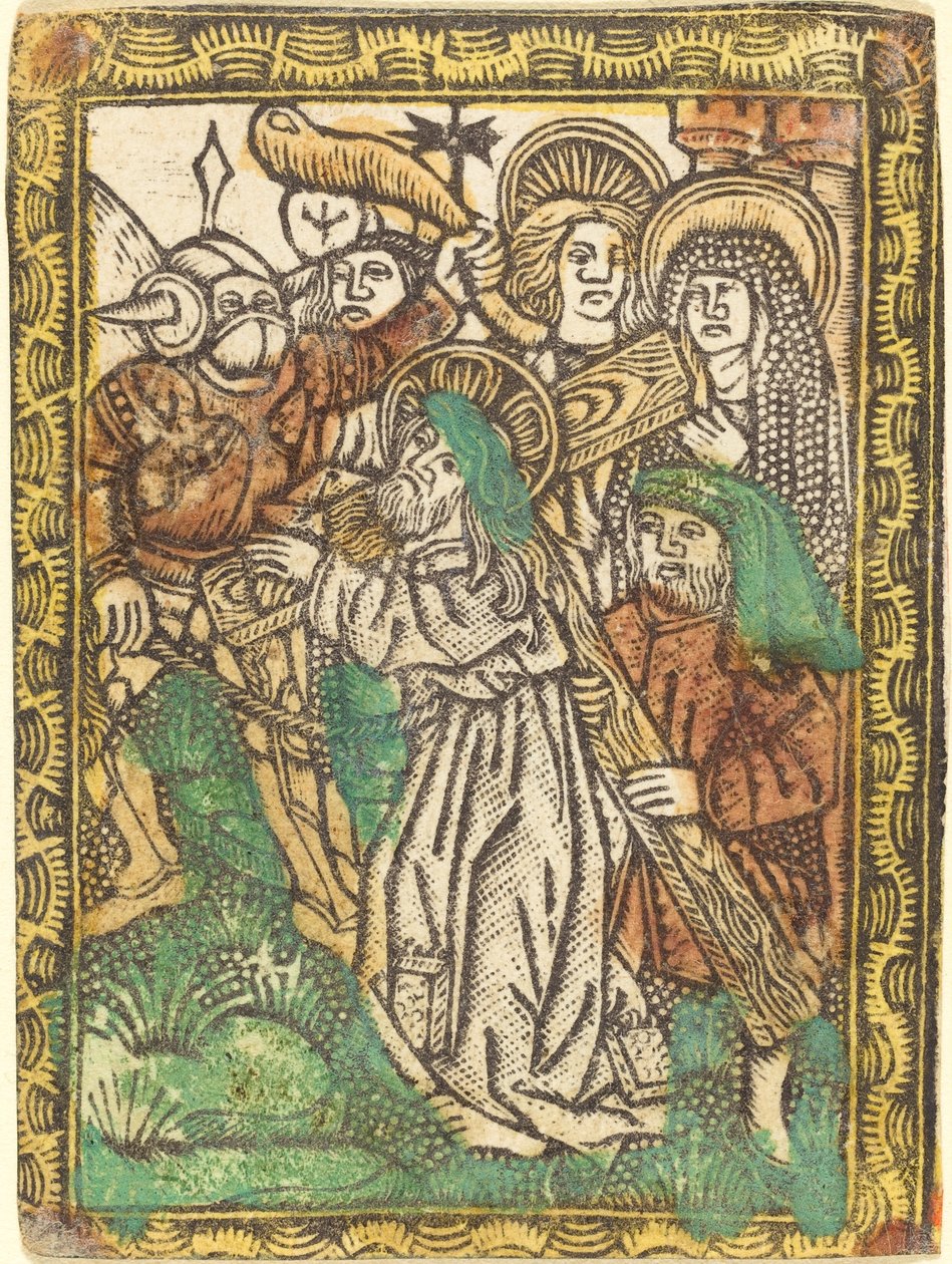 Cristo carregando a cruz, c. 14701480. de Unbekannt