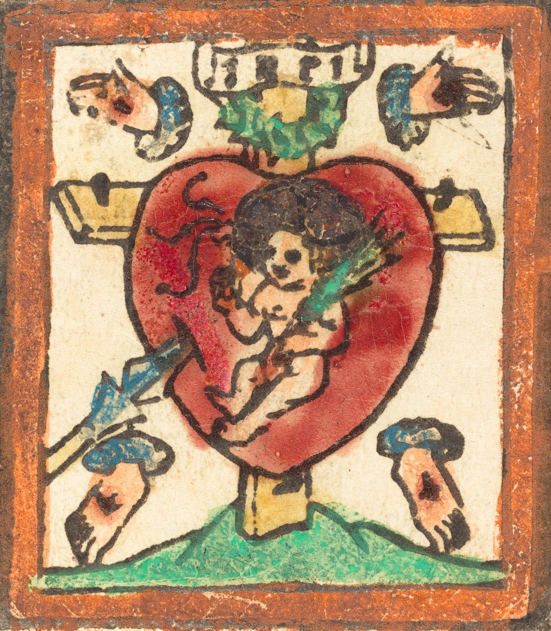 Menino Jesus no Sagrado Coração, c. 14751480. de Unbekannt
