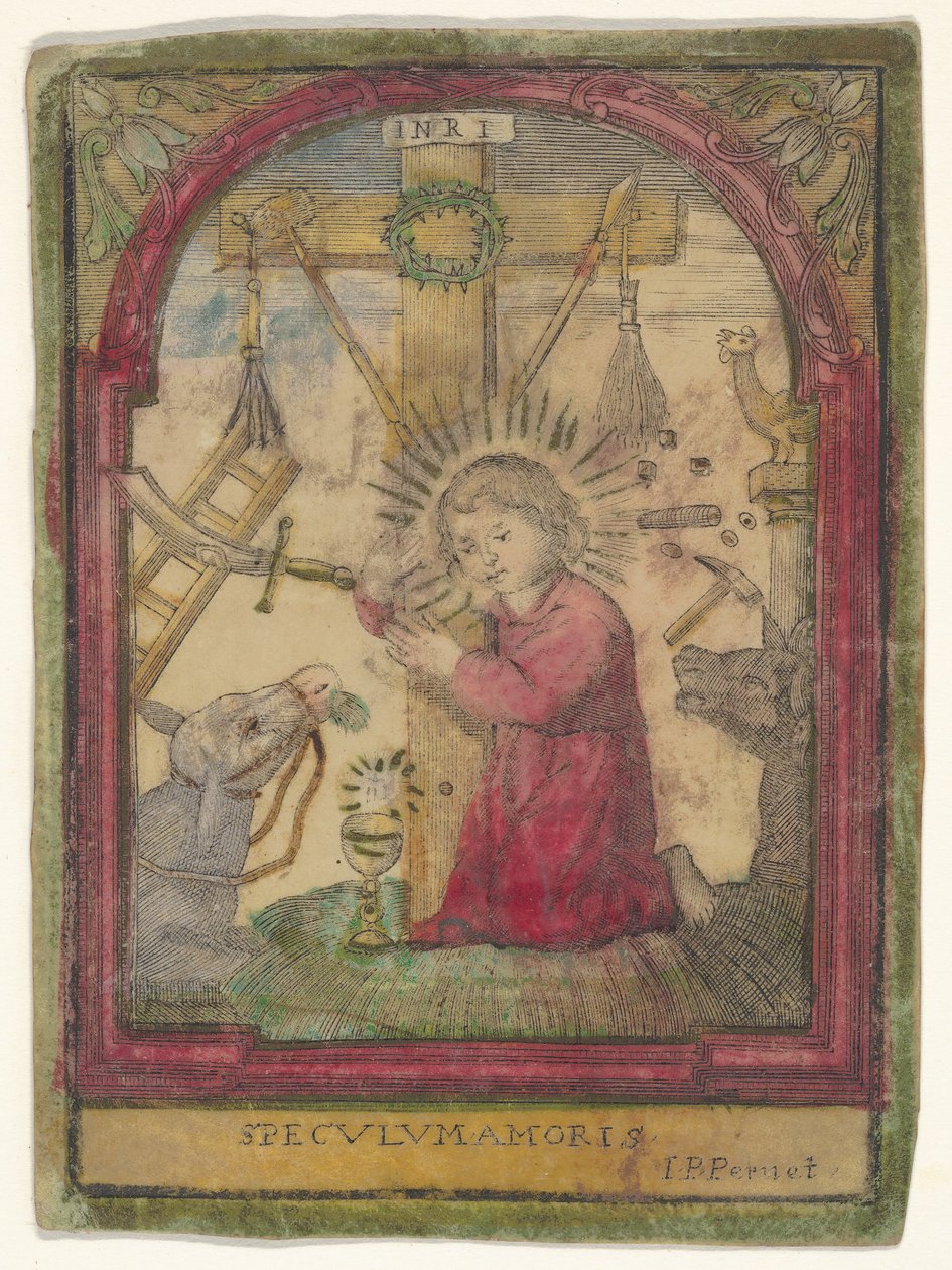 Menino Jesus com instrumentos da paixão, ca. 1550-1650. de Unbekannt