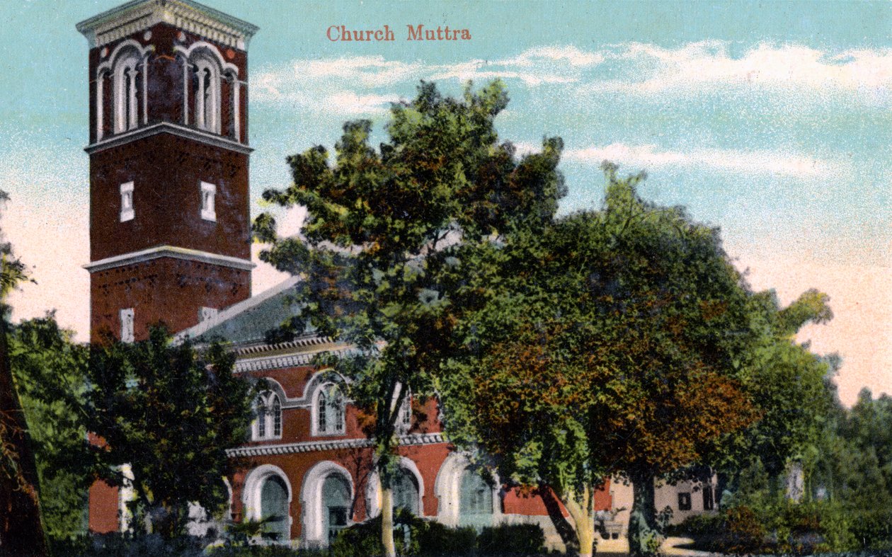 Igreja de Cristo, Muttra, Índia, século XX de Unbekannt