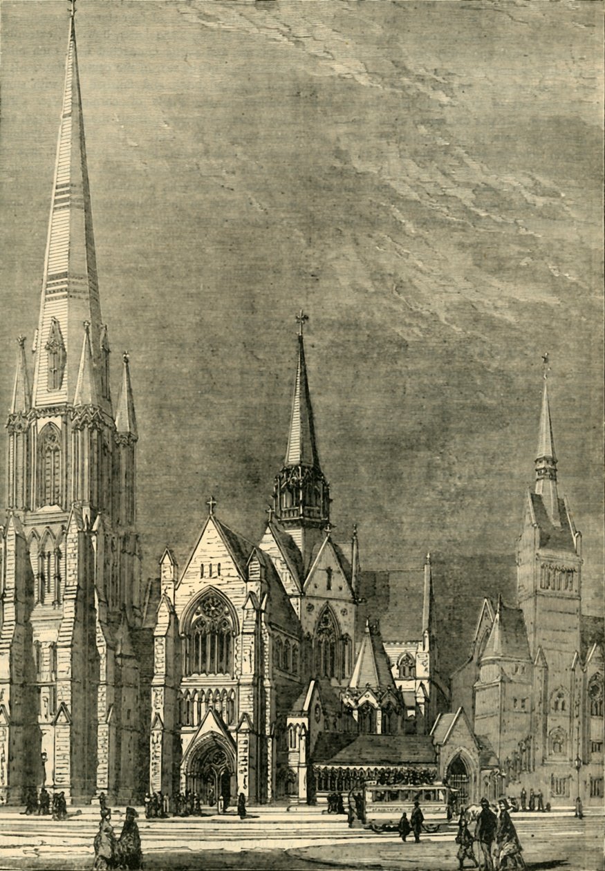 Igreja de Cristo, Westminster Bridge Road, c1878. de Unbekannt