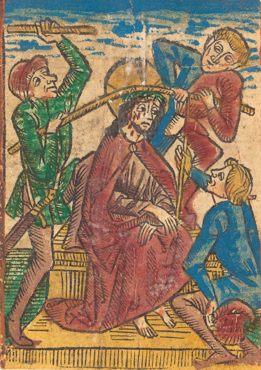 Cristo coroado de espinhos, c. 1490. de Unbekannt