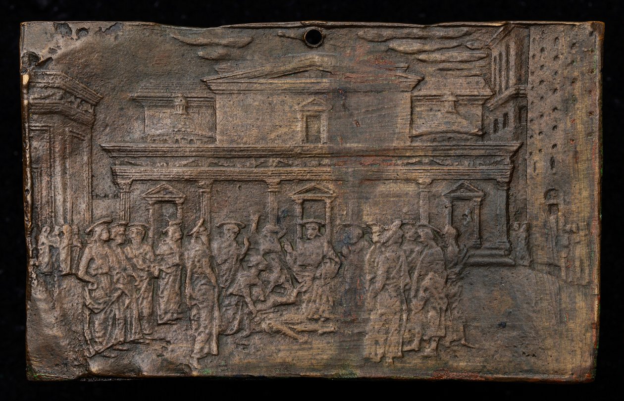 Cristo curando o menino possuído, c. 14501460. de Unbekannt
