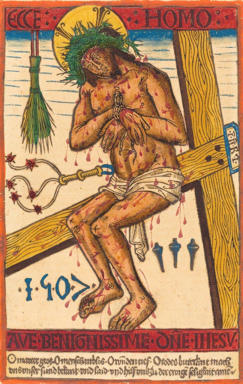 Cristo como o Homem de Dores, 1507. de Unbekannt