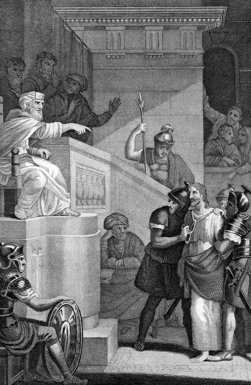 Cristo antes de Caifás, 1814 de Unbekannt