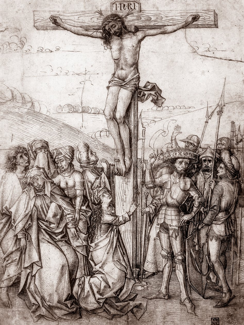 Cristo na cruz, c1480 de Unbekannt