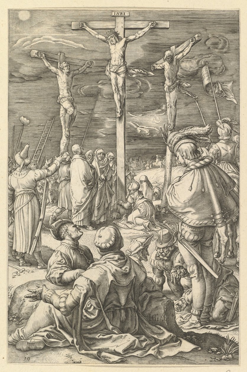 Cristo na Cruz, de A Paixão de Cristo, ca. 1598-1617. de Unbekannt