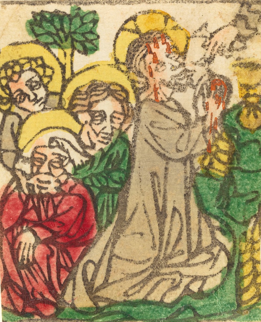 Cristo no Monte das Oliveiras, c. 14251450. de Unbekannt