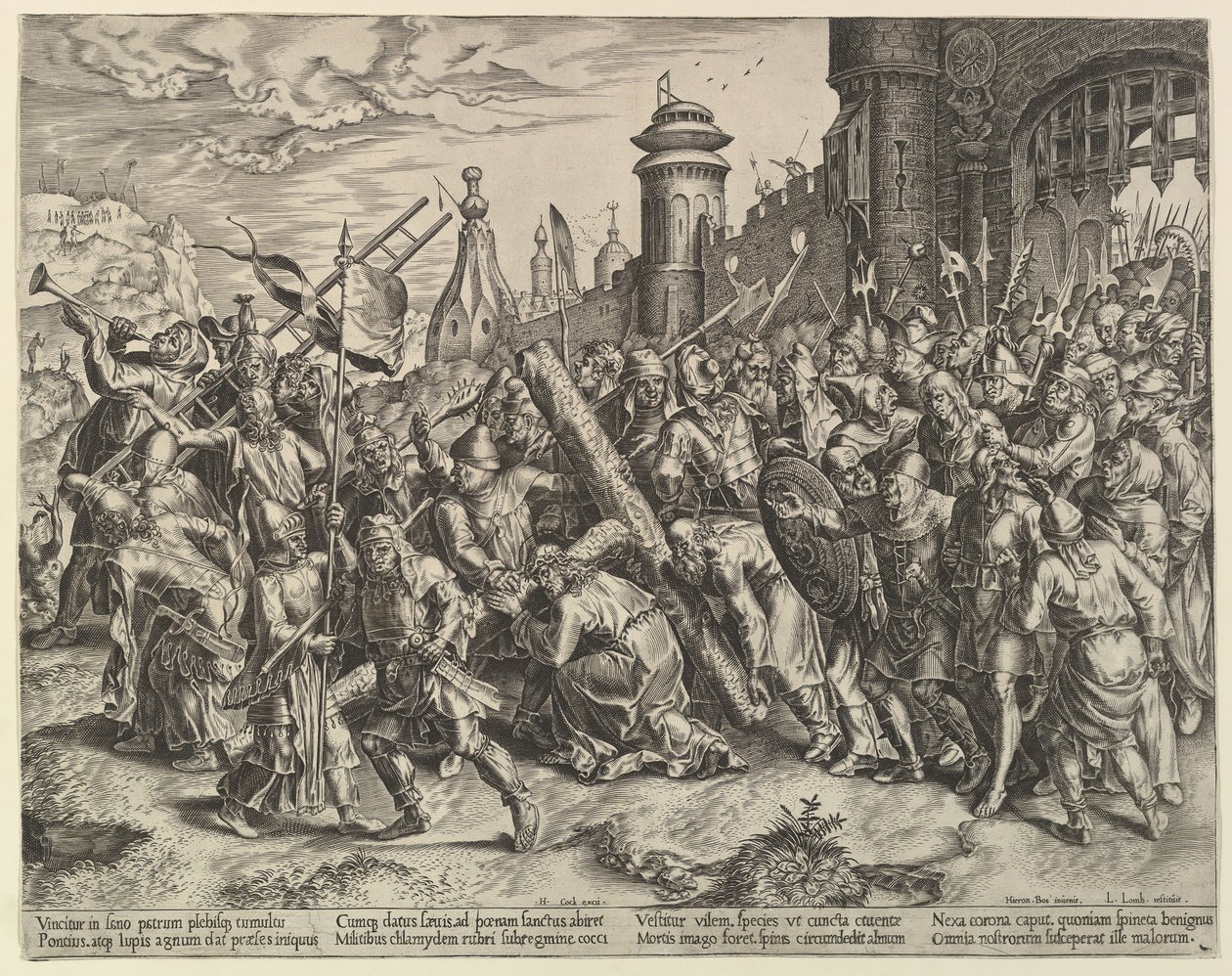 Cristo a caminho do Calvário, ca. 1560 de Unbekannt