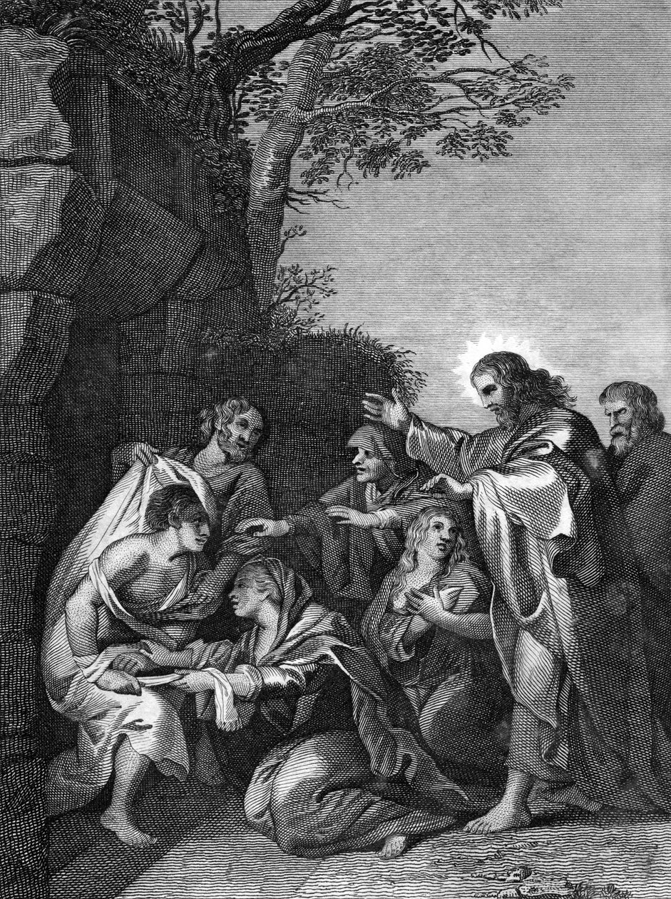 Cristo ressuscitando Lázaro, 1814 de Unbekannt