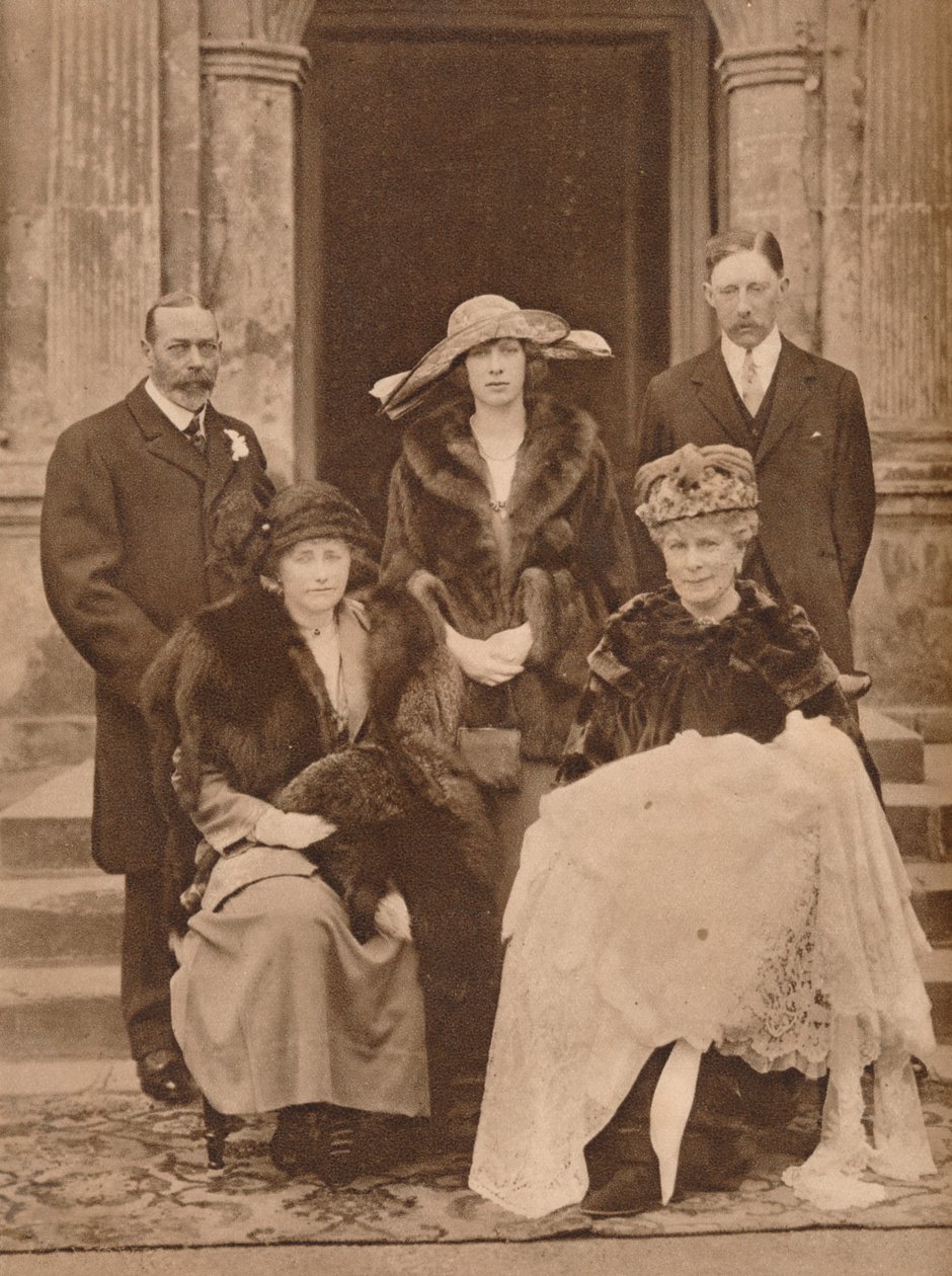 Batizado do primeiro filho de Maria, Princesa Real, Goldsborough, Yorkshire, 1923 1935 de Unbekannt