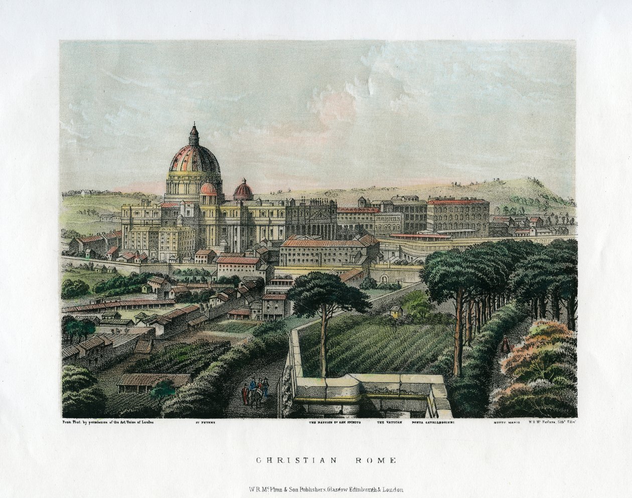 Roma cristã, Itália, c1865 de Unbekannt