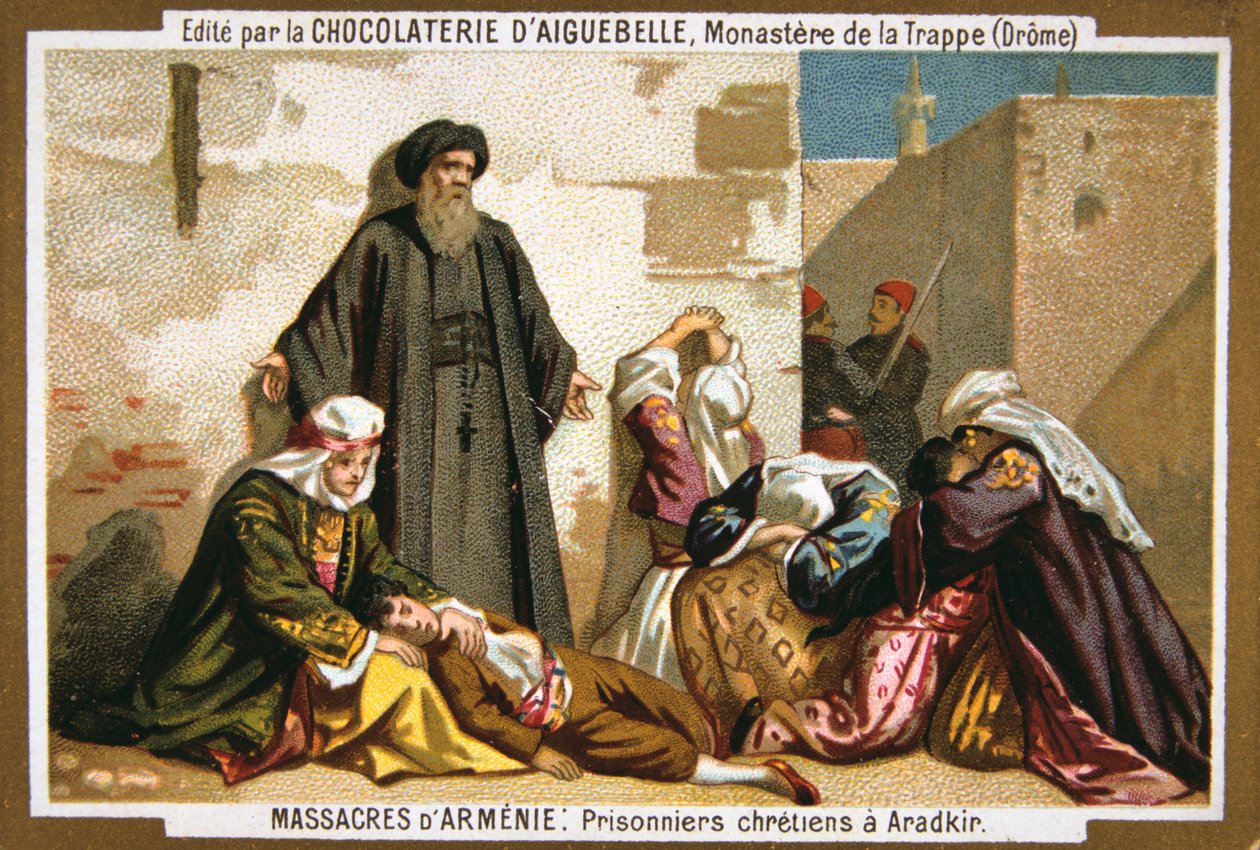 Prisioneiros cristãos em Aradkir, 1895 de Unbekannt