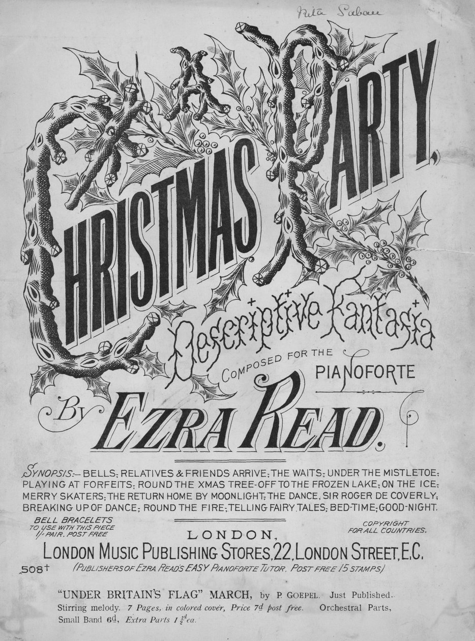 Festa de Natal, c1909 de Unbekannt