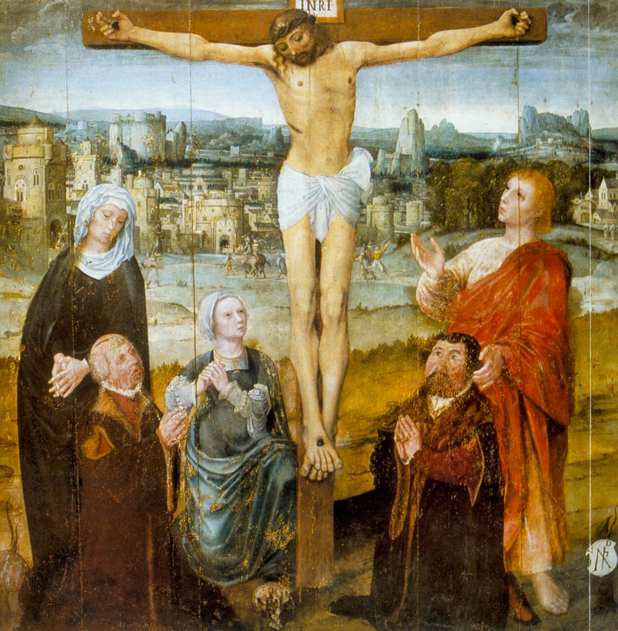 Paixão de Cristo, detalhe do retábulo de Santo Antônio, século XVI de Unbekannt