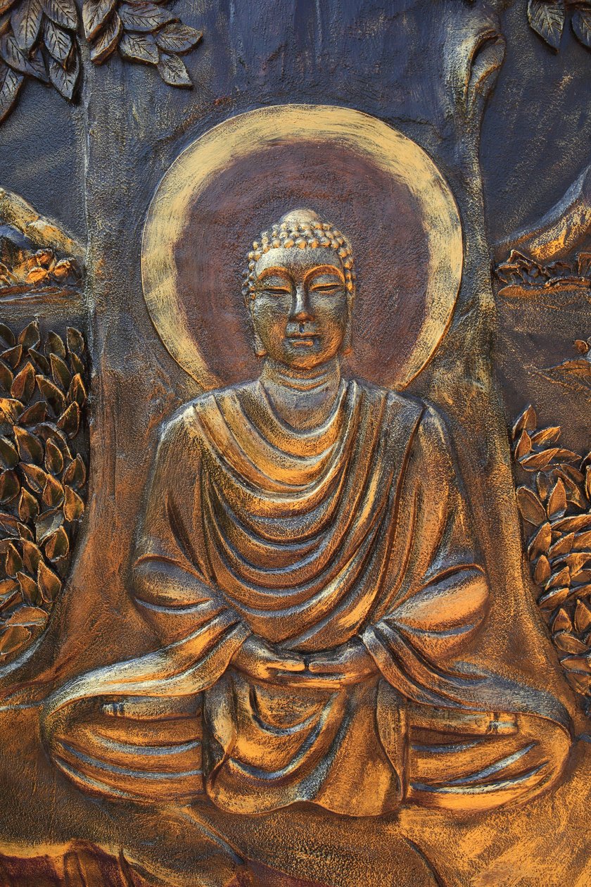 Chua Thien Lam Go pagode budista. Shakyamuni Buda sentado na pose de meditação. Thay Ninh. Vietnam de Unbekannt