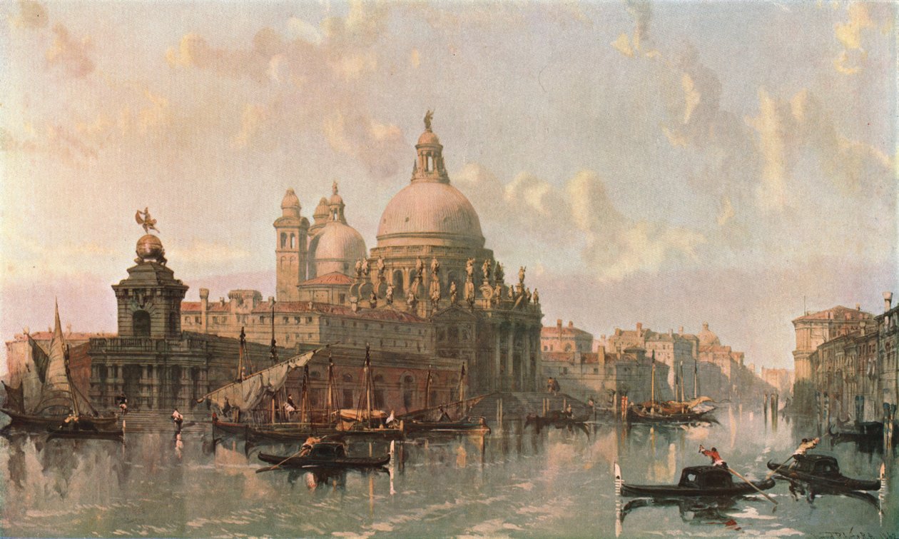 Igreja de Santa Maria della Salute, Veneza, 1862, c1902. de Unbekannt