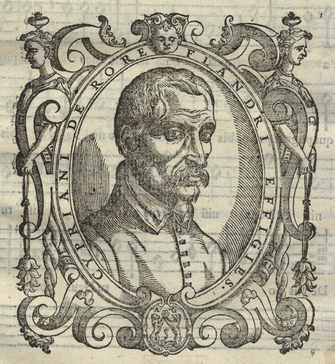 Cipriano de Rore 151516-1565 de Cipriano de orvalho Cours, 1584. de Unbekannt