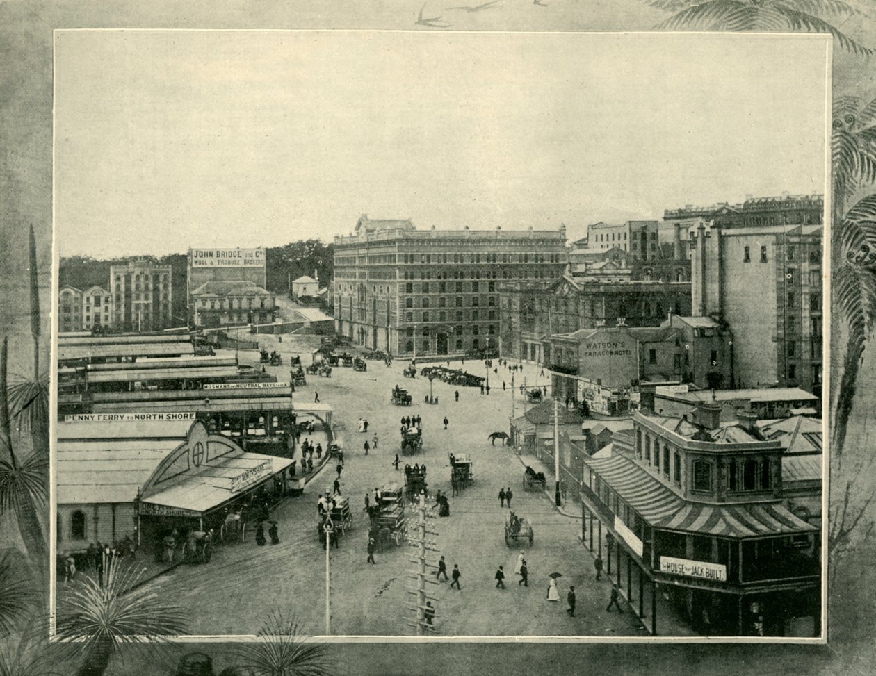 Circular Quay, Sydney, 1901. de Unbekannt