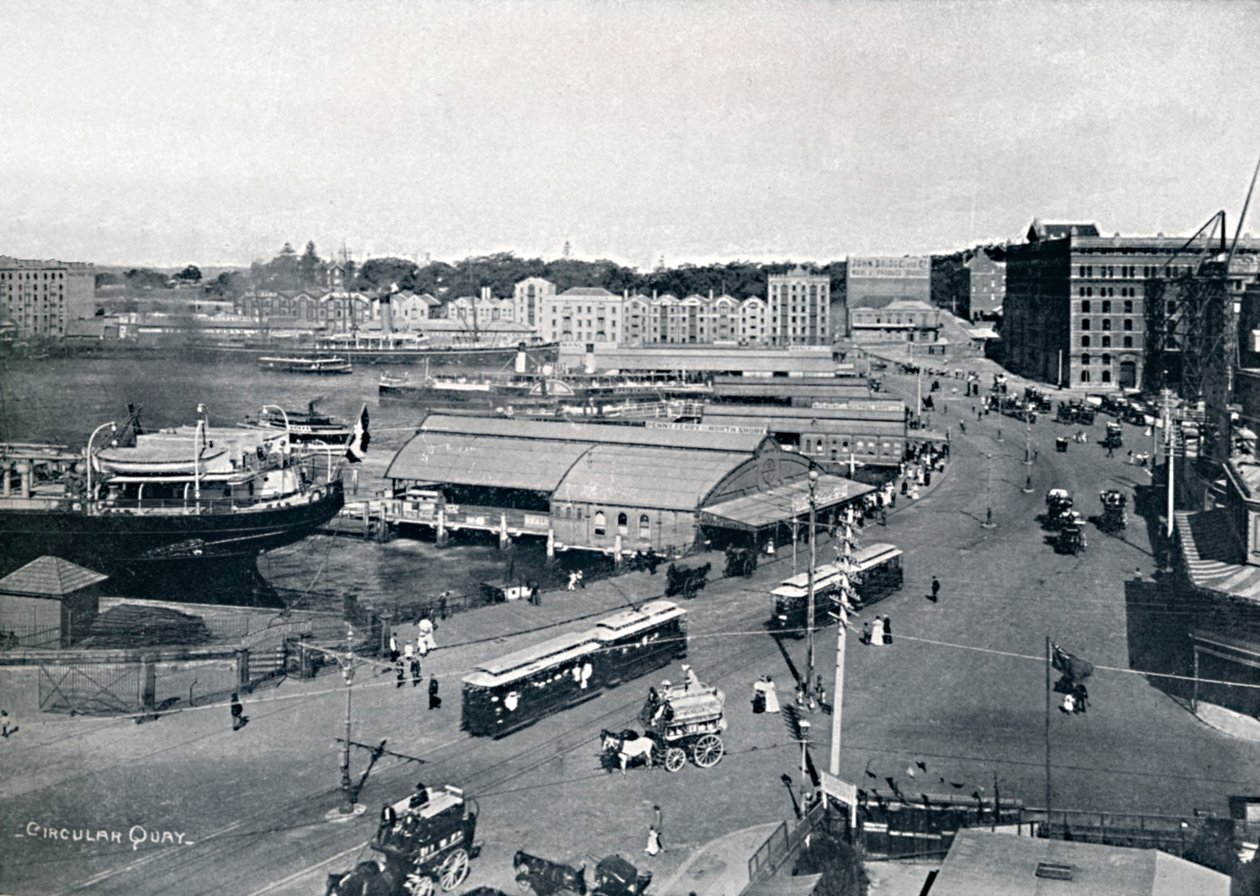 Circular Quay, c1900. de Unbekannt