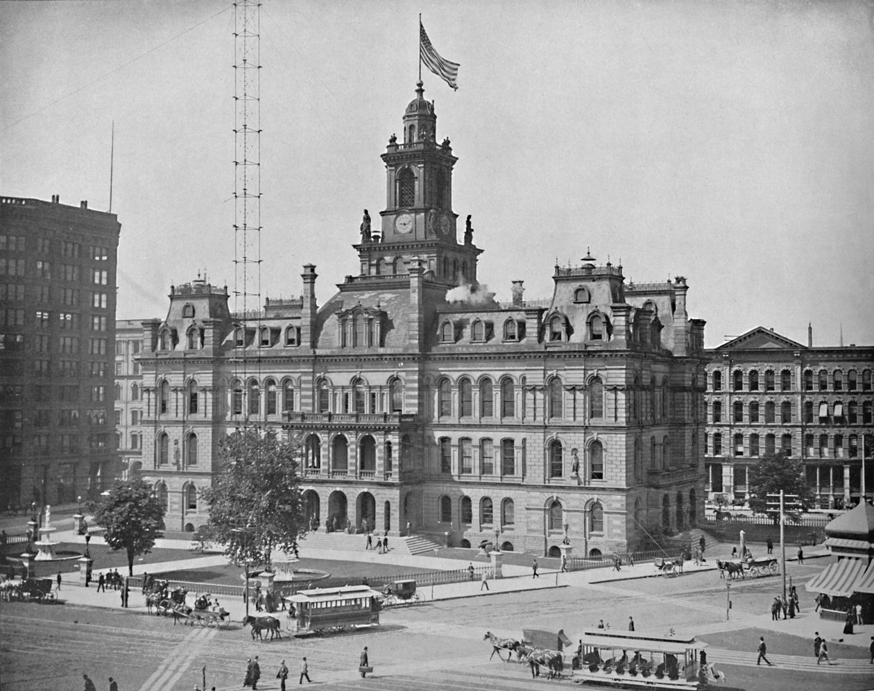 Prefeitura, Detroit, Michigan, c1897. de Unbekannt