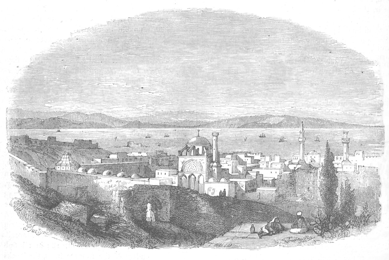 Cidade e Baía do Acre, c1880 de Unbekannt